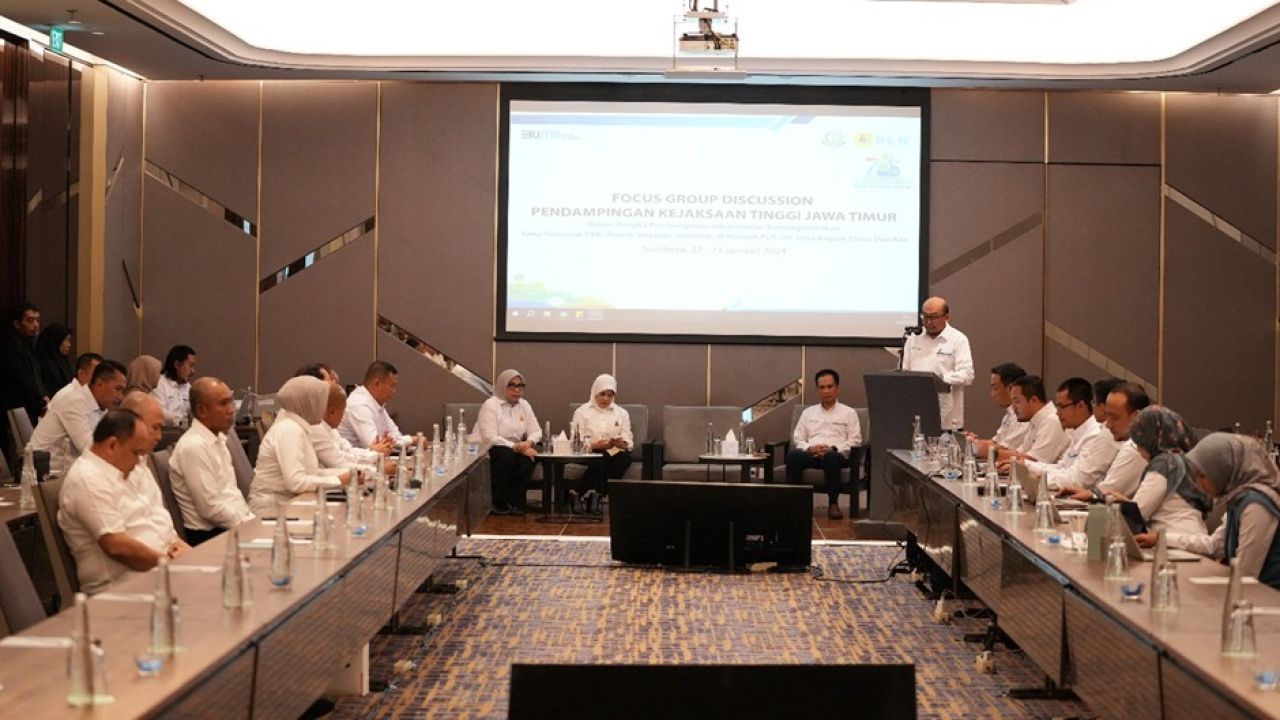 Pelaksanaan Focus Group Discusion (FGD) antara PLN UIP JBTB dengan Kejati Prov Jatim