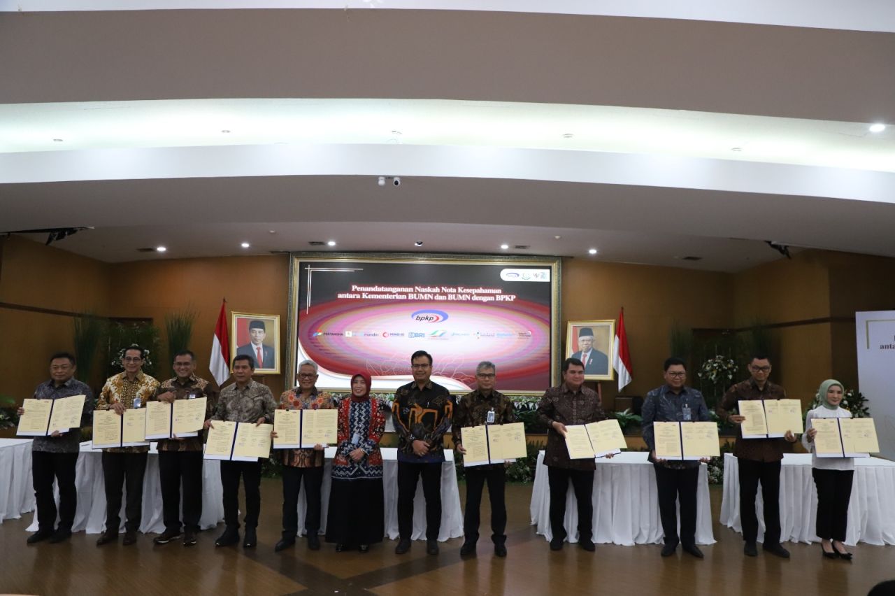 Teken MoU Bersama Kementerian BUMN dan BPKP, PLN Lanjutkan Tata Kelola Perusahaan yang Baik