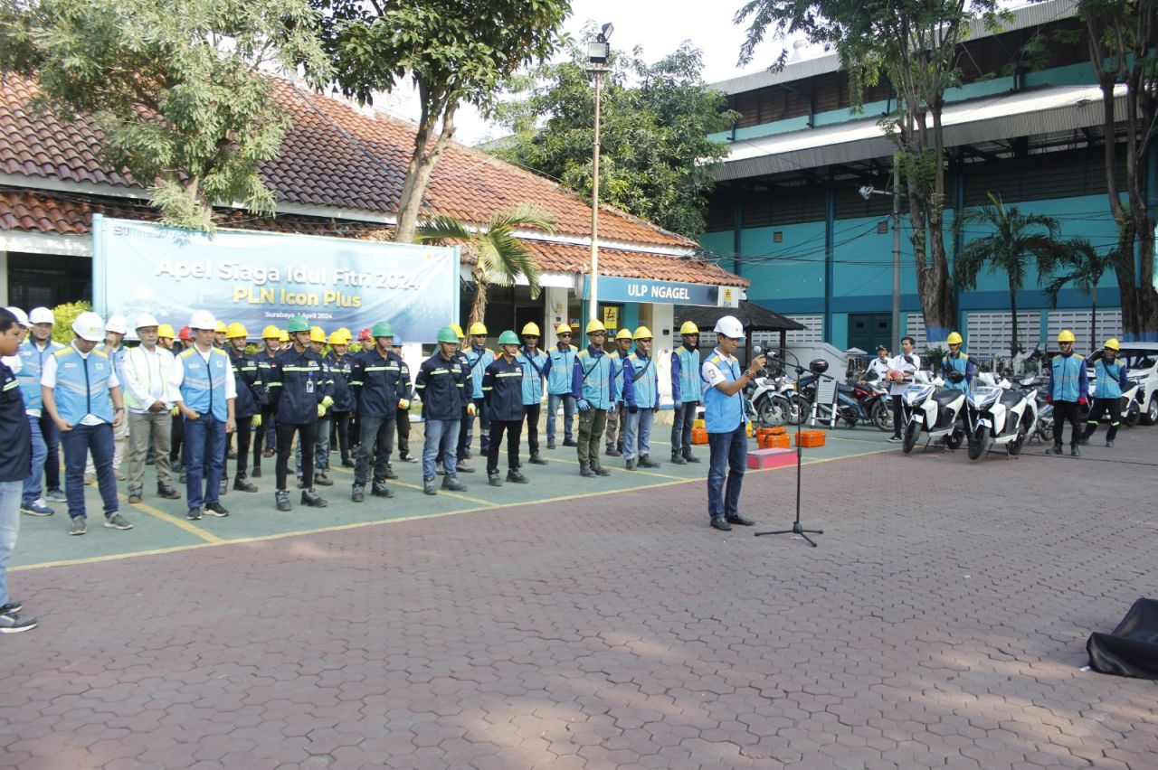 PLN Icon Plus Menyelenggarakan Apel Siaga Idul Fitri 1445H, Siagakan Pasukan Demi Kepuasan Pelanggan