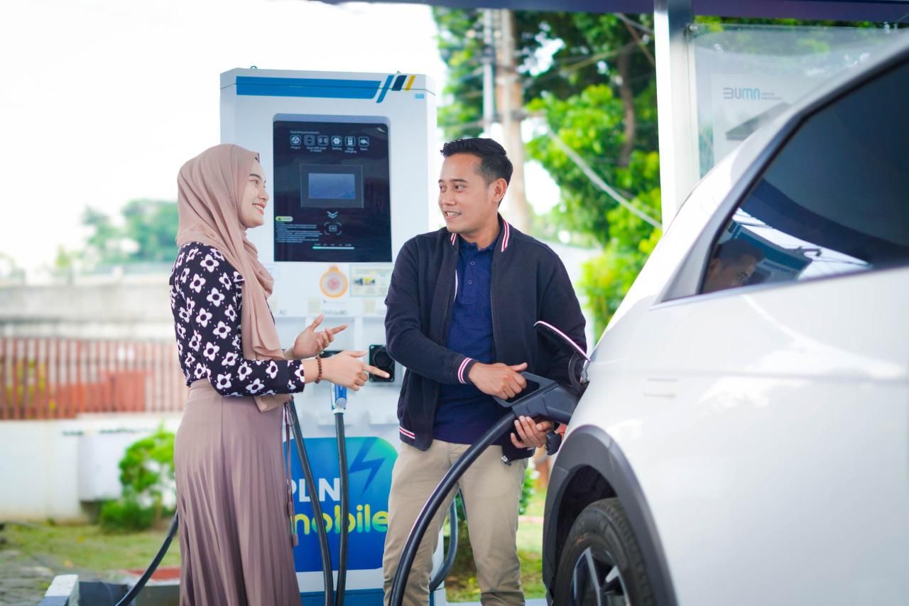 PLN Siagakan 47 SPKLU Layani Pengguna Mobil Listrik di Sepanjang Tol Jateng, Ada Unit _Charger Mobil