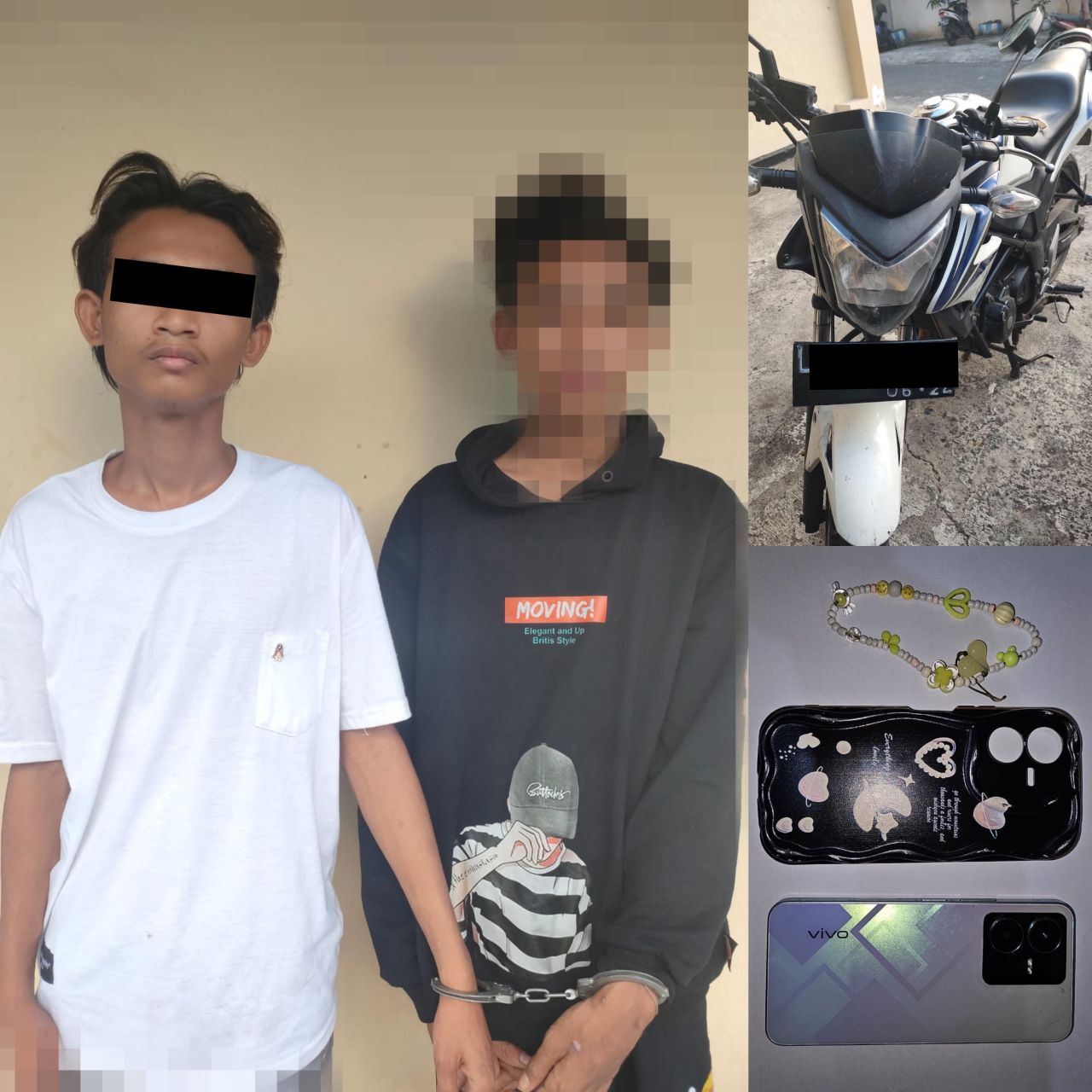 Jambret HP di Pasar Sidotopo Berhasil Diringkus Polsek Kenjeran  