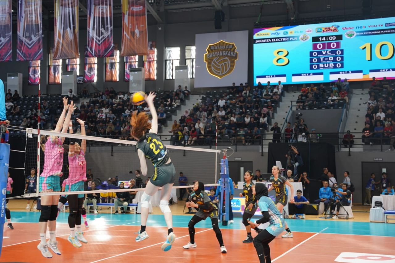 Tumbangkan Gresik Petrokimia 3-0, Jakarta Electric PLN Segel Tiket Final Four Proliga 2024