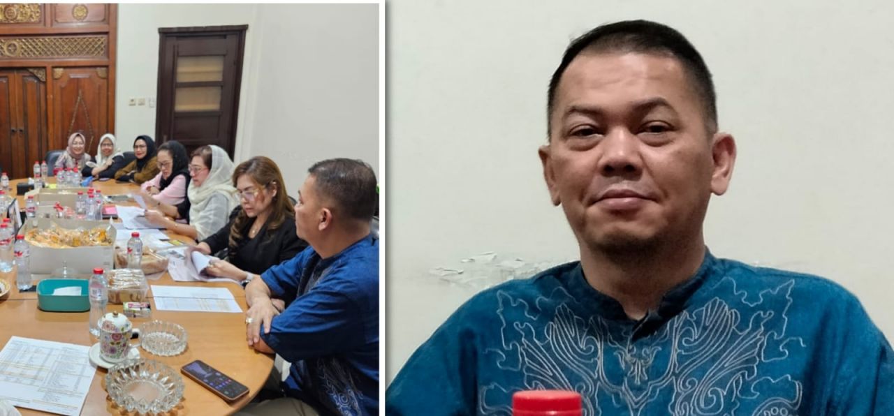 Keterangan Foto : Wakil Ketua III FPK Jatim H.R. Mochamad Ali Zaeni Pimpin Rapat Pertanggungjawaban Festival Bazar Ramadhan Nusantara FPK Jatim 2025