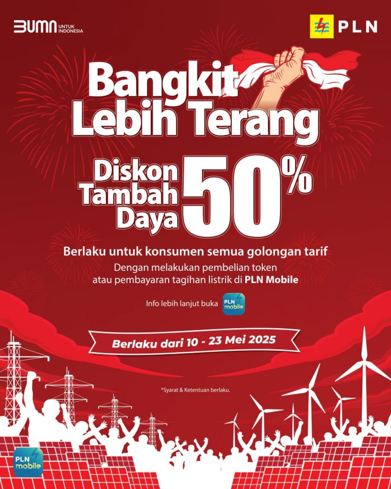 Hari Kartini, Promo Tambah Daya PLN Kembali Hadir! Diskon 50% Spesial Hari Kebangkitan Nasional