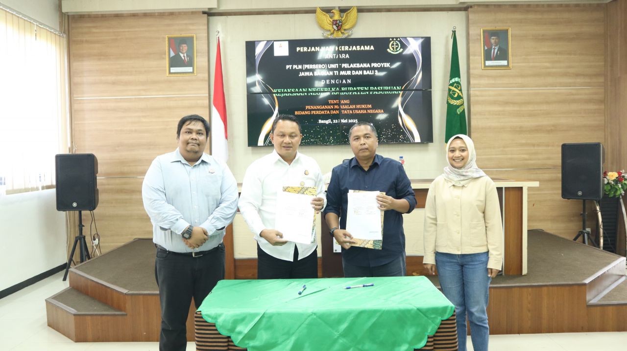 Aksi PLN untuk rakyat, PLN UPP JBTB 3 tandatangani MoU dengan Kejaksaan Negeri Kabupaten Pasuruan