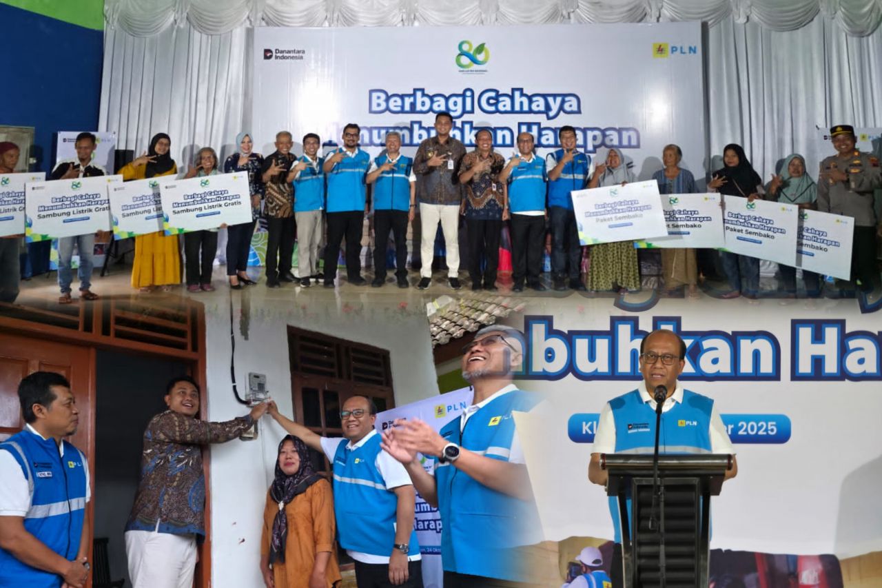 Peringati Hari Listrik Nasional ke 80, PT PLN (Persero) dan Bupati Klaten Terangi Harapan Kab Klaten