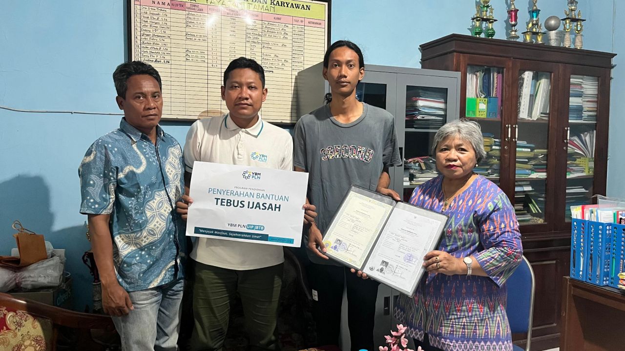 Tebus Ijazah yang Tertahan, YBM PLN UIP JBTB Buka Jalan Baru bagi Tiga Lulusan SMK