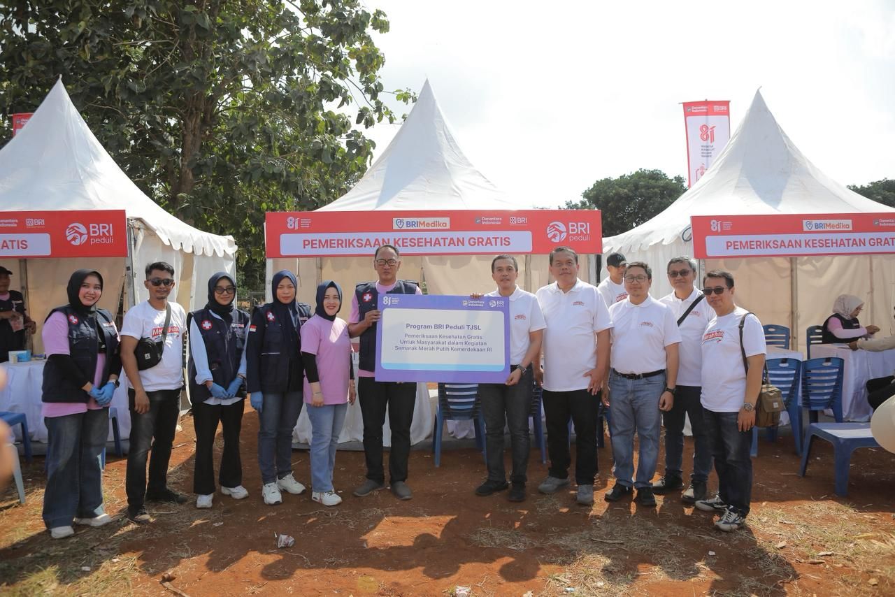 Semarak Merah Putih di Desa Doudo Gresik, BRI Perkuat Pemberdayaan Ekonomi Desa