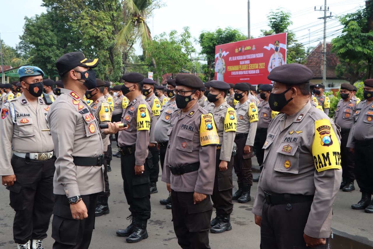 Jamin Keamanan Pilkades Serentak di Pasuruan, 950 Personel Gabungan Diterjunkan Polres Pasuruan Kota