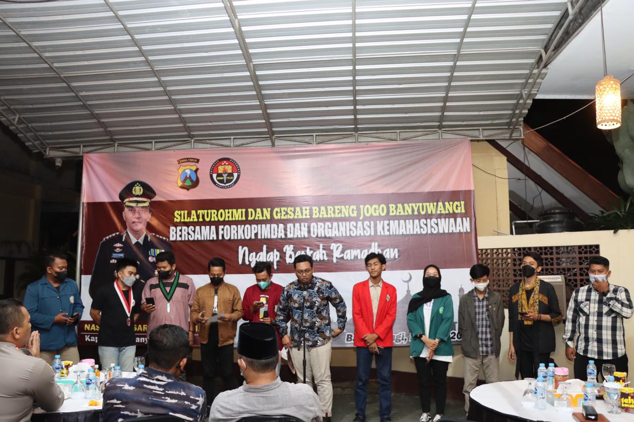 Diagram, Polresta Banyuwangi, Wujud Sinergi Polisi-Mahasiswa Dalam Jaga Kondusifitas Kamtibmas