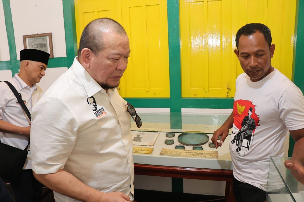 Kunjungi Ende, LaNyalla Datangi Rumah Pengasingan Bung Karno