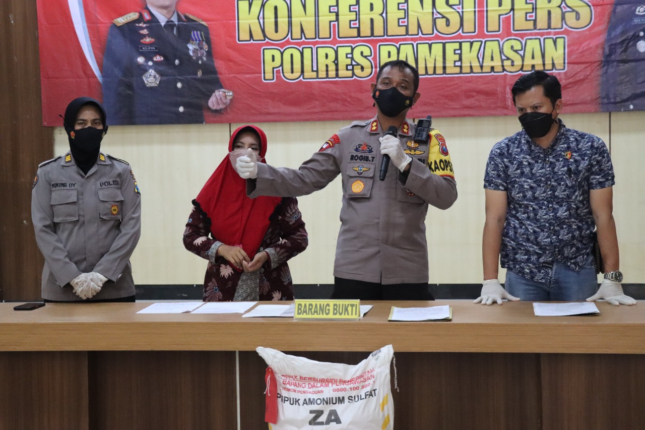 Respon Cepat Polres Pamekasan Berhasil Mengamankan Pupuk Bersubsidi