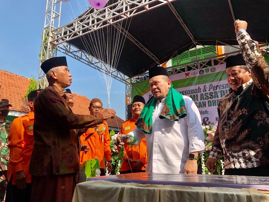 Resmikan Gedung Yayasan DHMS Lamongan, LaNyalla Sebut Negara Krisis Akhlak dan Adab