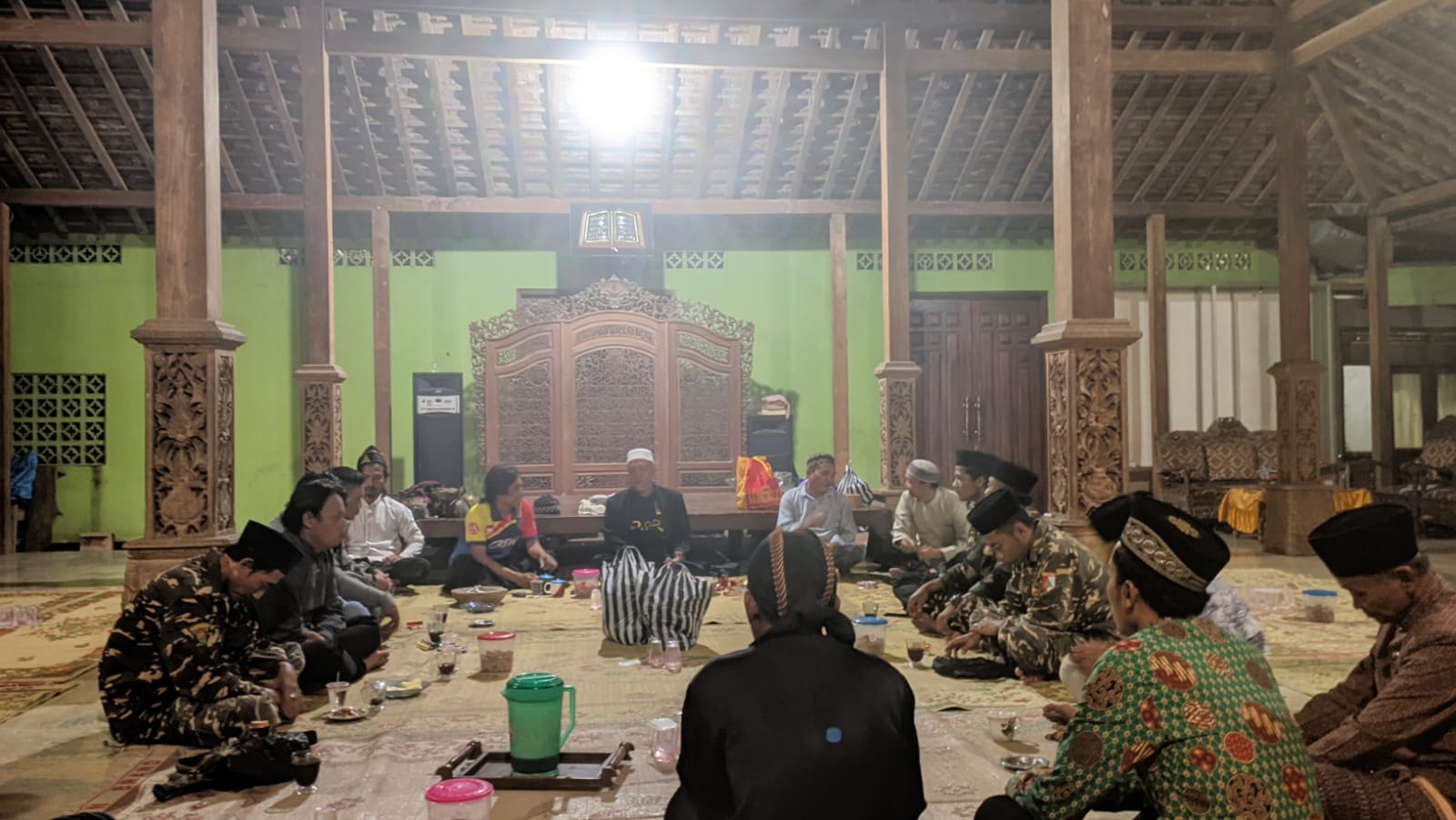 Ponpes Al Luwung Berdzikir Kembali Gelar Mujahadah Rutin Diikuti Puluhan Santri dan Banser