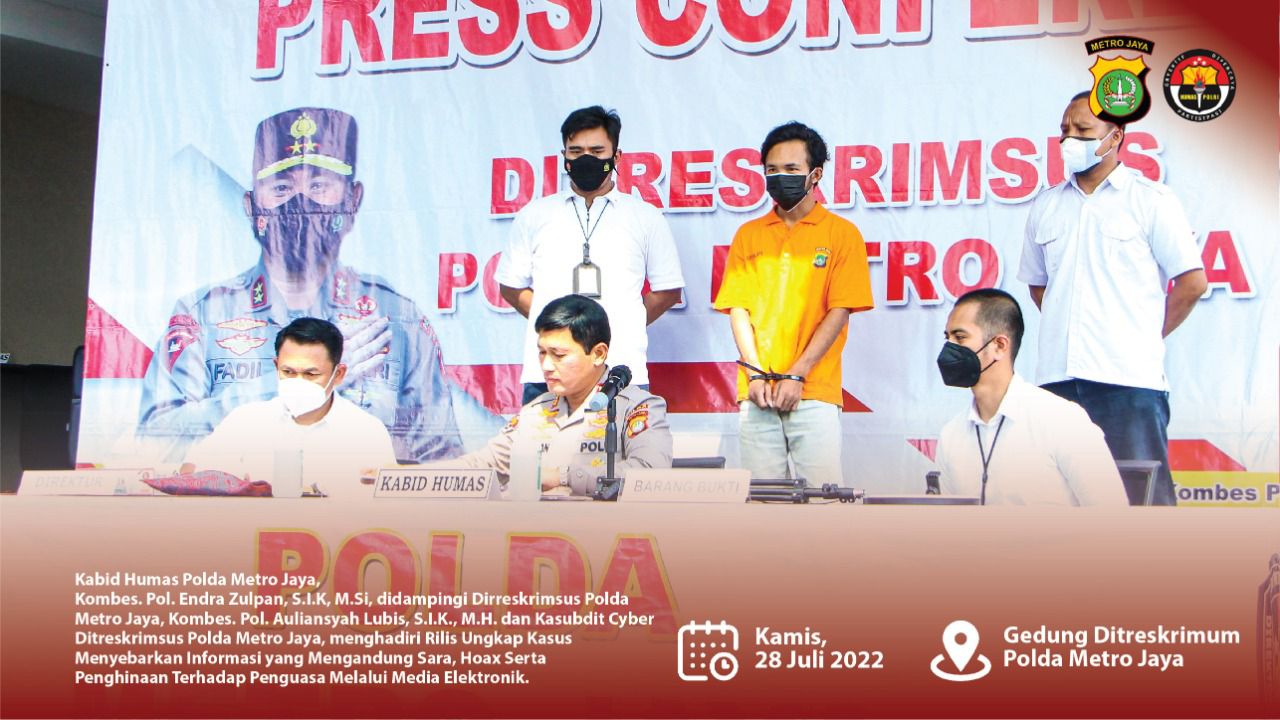 Posting Video Hoax Pemilik Akun @rakyatjelata_98 Ditangkap Polisi