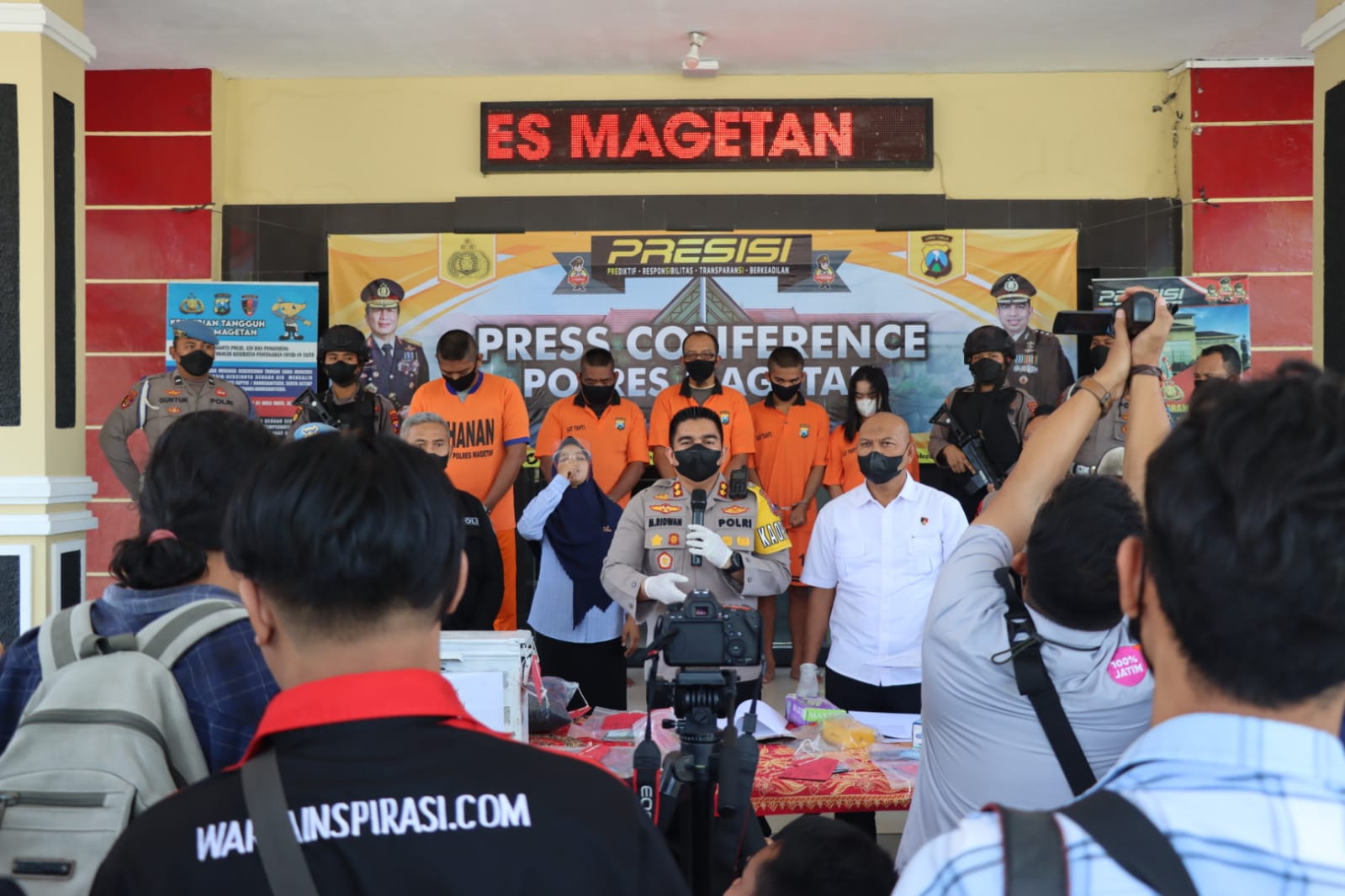 Polres Magetan Berhasil Menangkap Sejoli Pembobol Kotak Amal Masjid