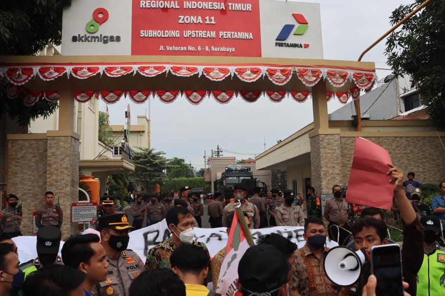 BEM Nusantara Jawa Timur Apresiasi Pengamanan Polrestabes Surabaya Saat Aksi Unjukrasa