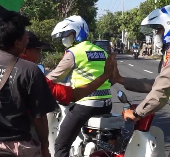 Viral&hellip;Patroli &lsquo;Polisi Sae&rsquo; Polres Nganjuk Tuai Pujian Warganet