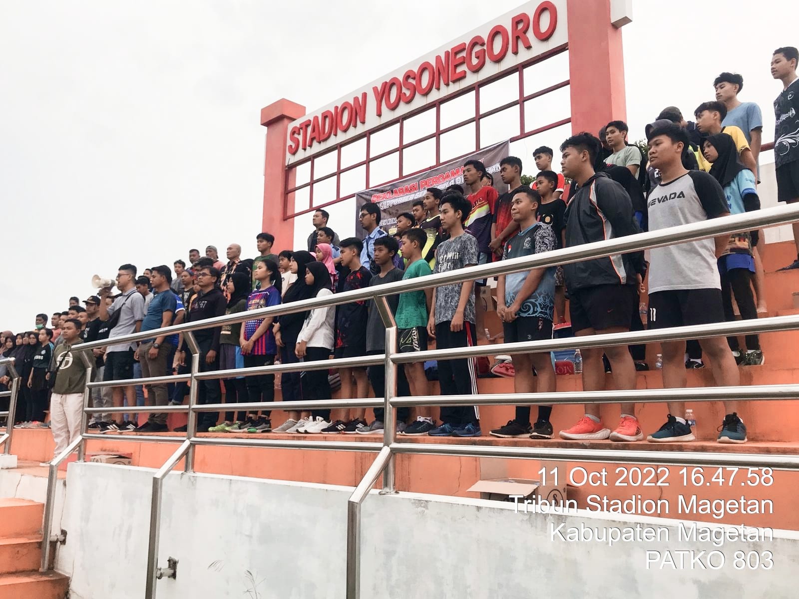 Aliansi Supporter Sepak Bola Magetan Gelar Deklarasi Perdamaian