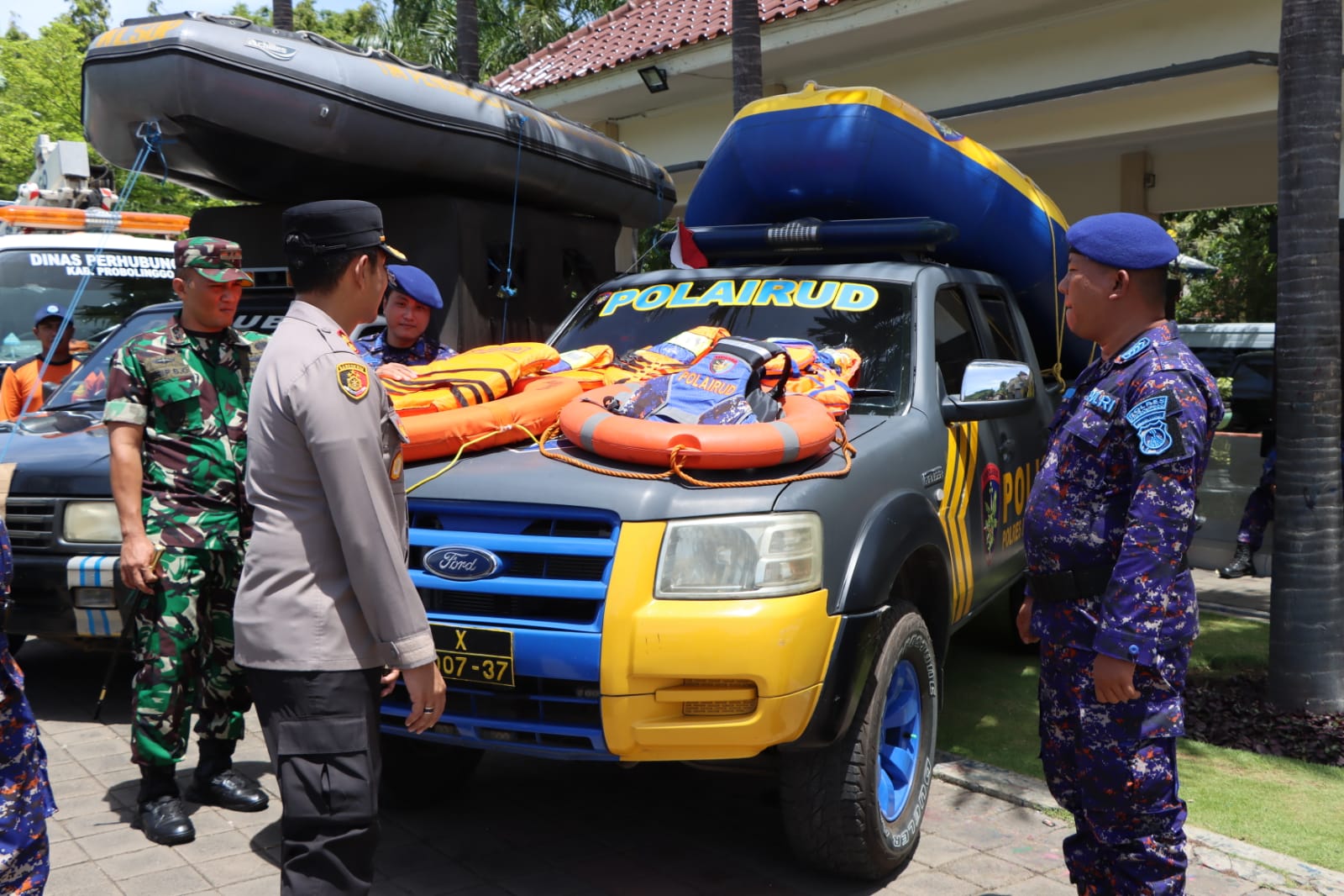 Tanggap Bencana, Polres Probolinggo Bersama Stake Holder Petakan Titik Rawan Banjir