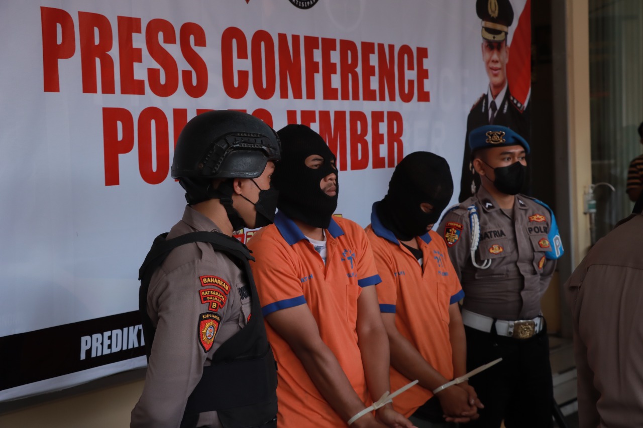 Gerak Cepat Polres Jember Berhasil Amankan Pelaku Begal Kurang dari 6 jam