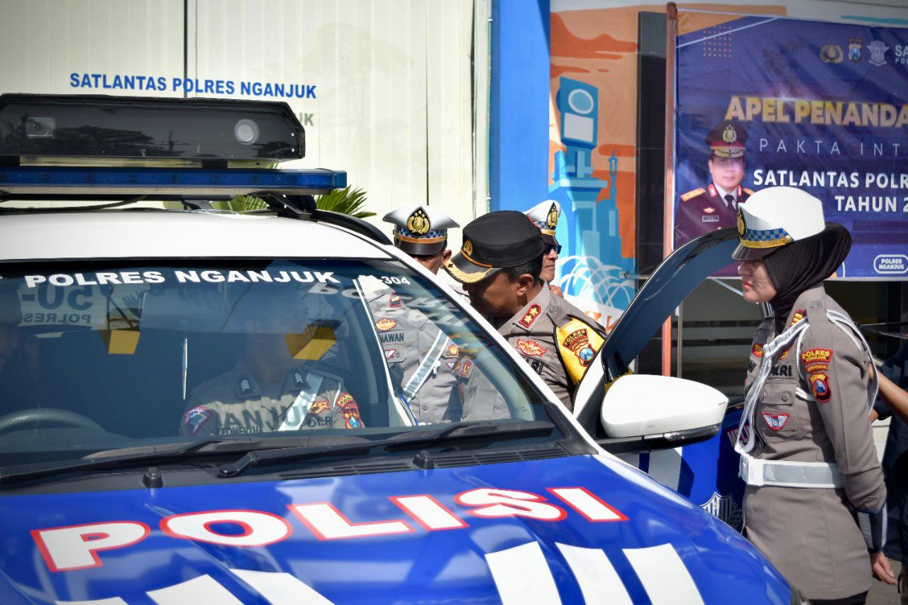 Polres Nganjuk Kedepankan Kegiatan Humanis dan Edukatif Kepada Pelanggar Lalin