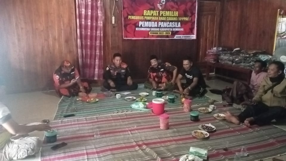 Rapat Pemilihan Pengurus Anak Cabang (RPPPAC) Kecamatan Sarang