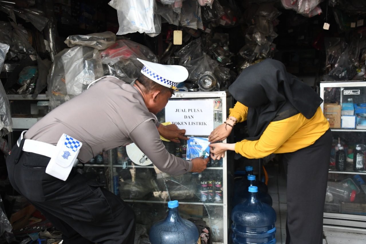 Polres Madiun Kota Sosialisasikan Larangan Penggunaan Knalpot Brong