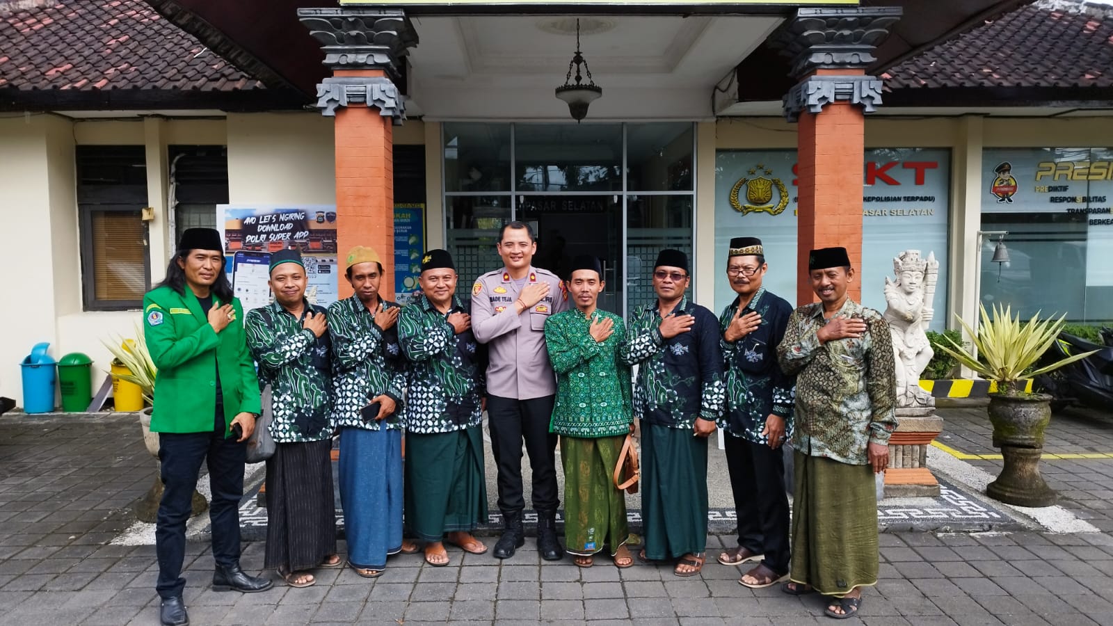 Jalin Silaturahmi, Kaposek Denpasar Selatan Terima Audensi dari MWCNU Denpasar Selatan 