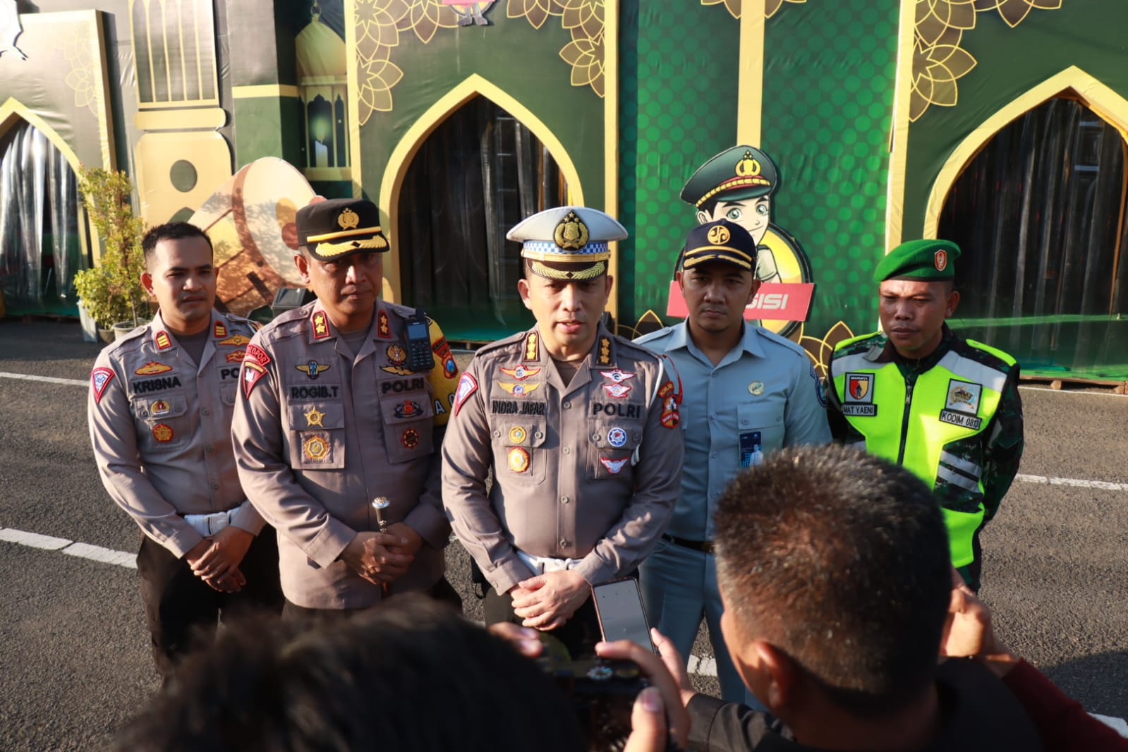 Ops Ketupat 2023, Tim Pamatwil Korlantas Polri Tinjau Posyan di Bojonegoro