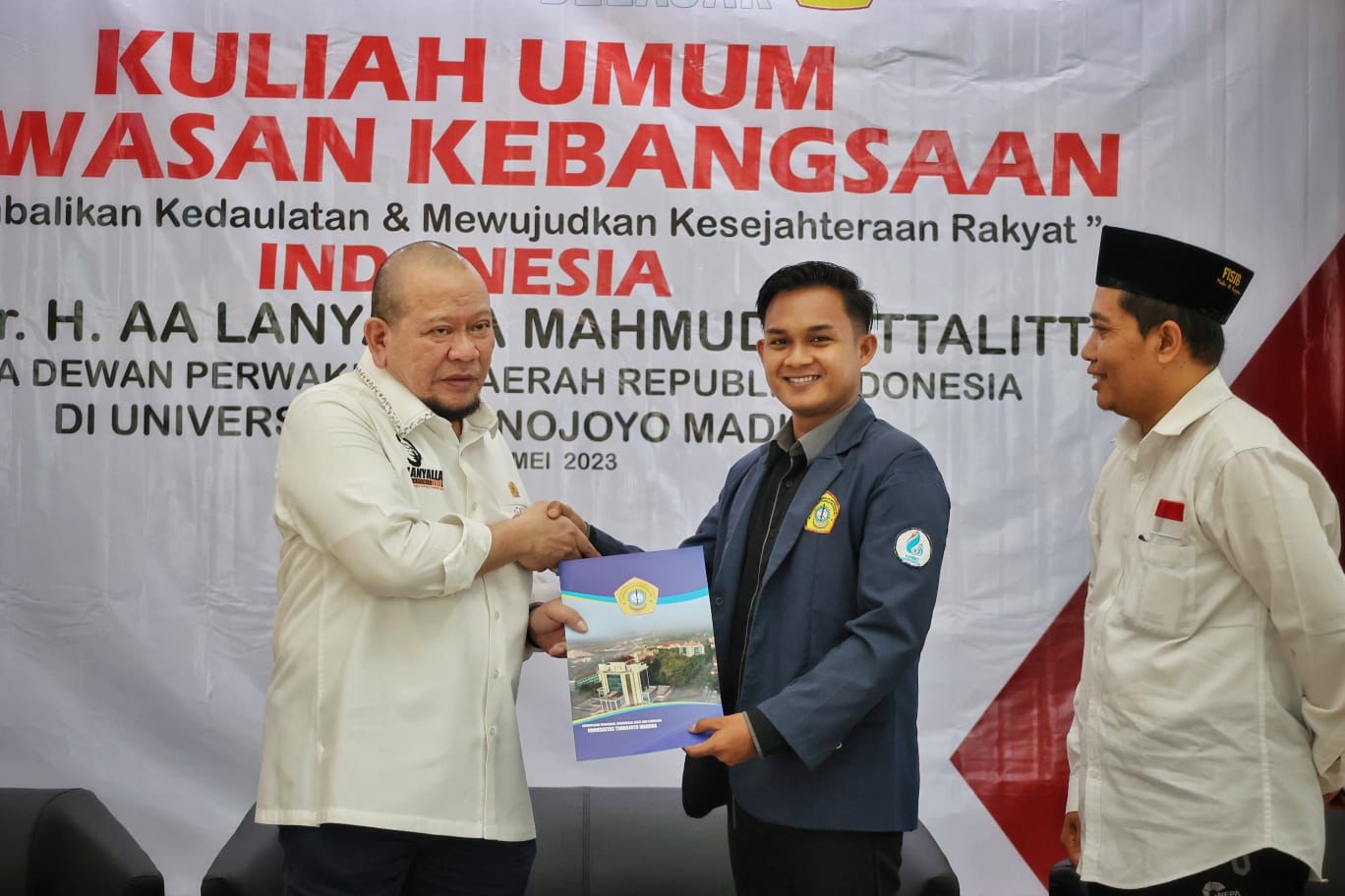 Civitas Akademika Universitas Trunojoyo Titip Aspirasi untuk Diperjuangkan LaNyalla