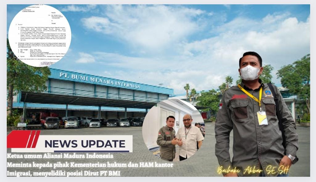 Dirut PT BMI Terkesan Semena Mena, Aliansi Madura Geram