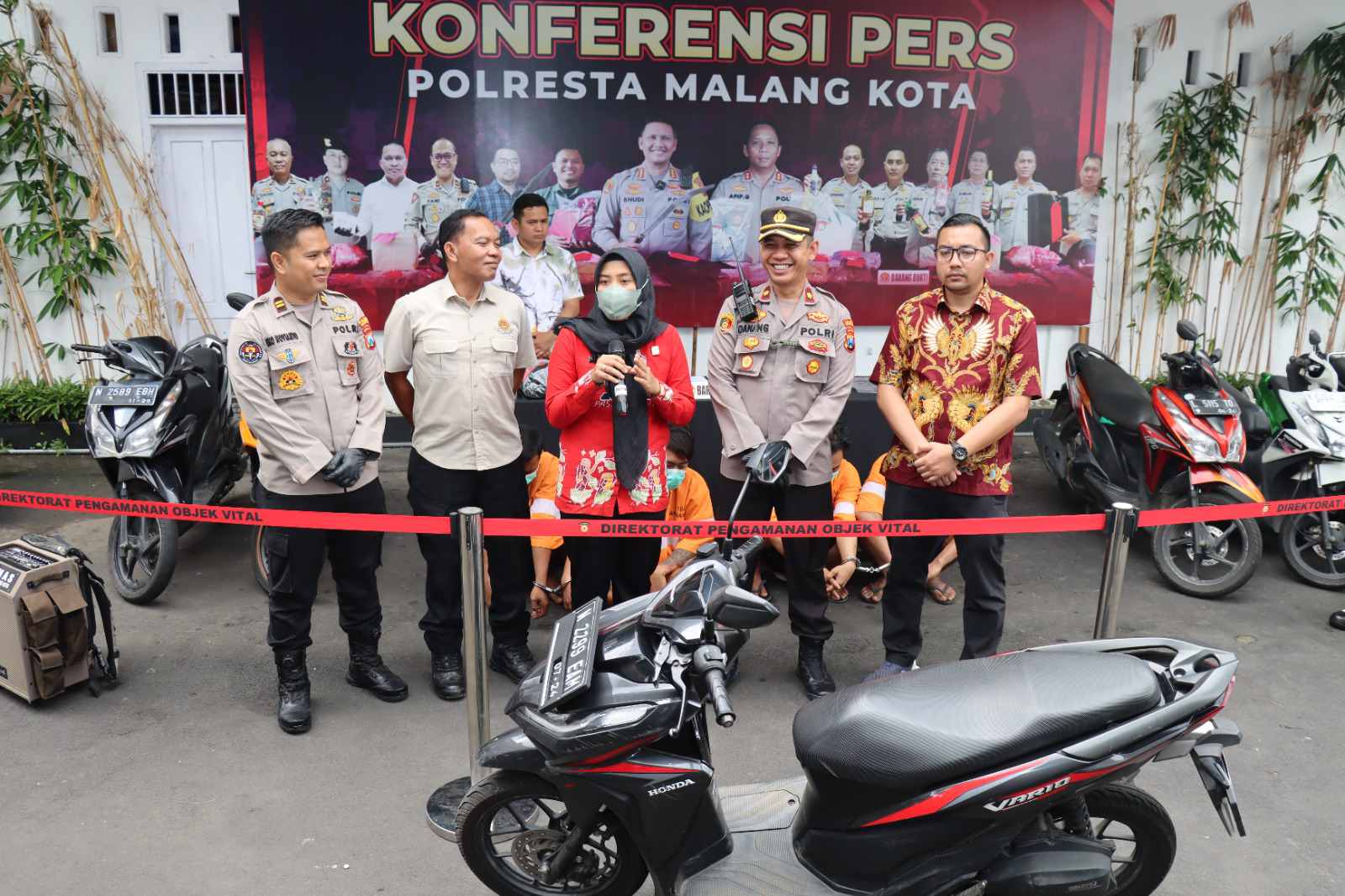 Tidak Percuma Lapor Polisi, Warga Kota Malang Ini Bahagia Motornya Yang Dicuri Telah Kembali