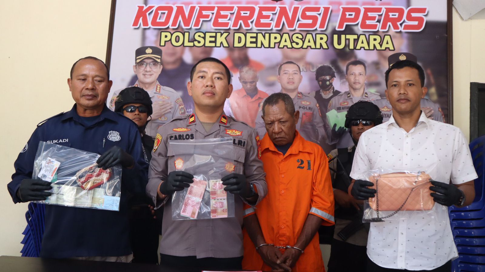 Kembali Berulah, Polsek Denpasar Utara Amankan Residivis Kasus Pencurian