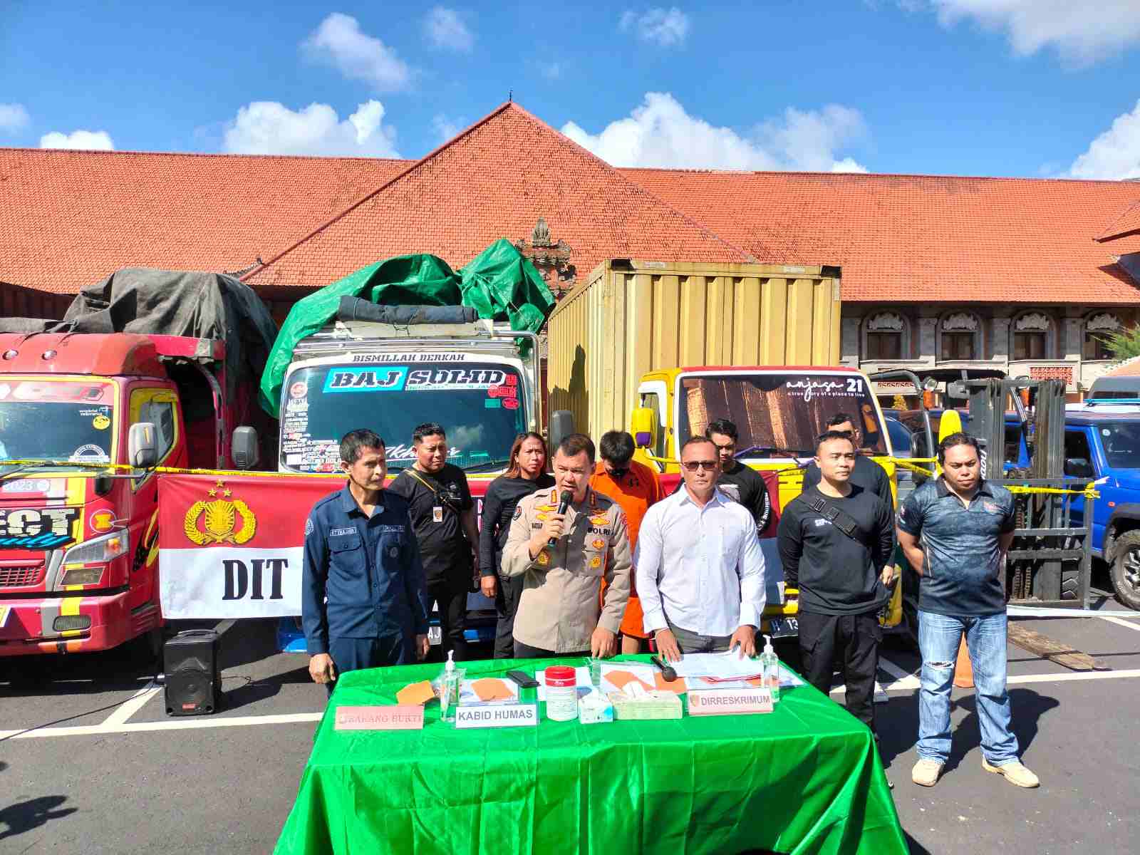 Polda Bali Sukses Ungkap Kasus Curat Dengan Barang Bukti Capai 10 Miliyar