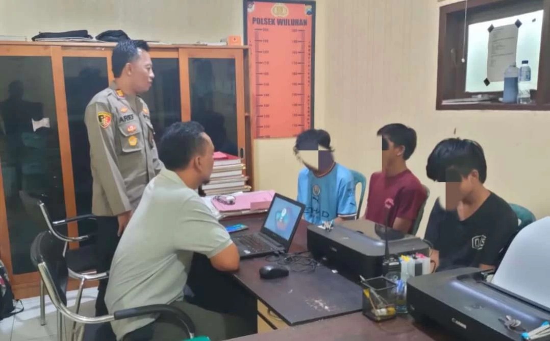 Polisi Berhasil Amankan 3 Remaja Diduga Pencuri Bodyset Motor