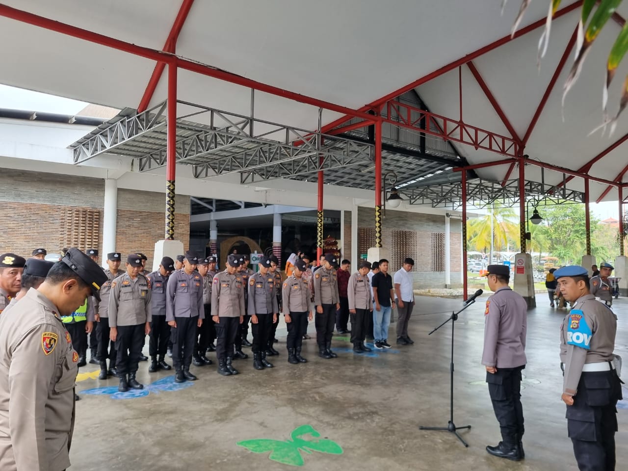 Musrenbang Polri di Gelar Bali, Polres Bandara Ngurah Rai Siapkan Pengamanan Kedatangan Para Peserta