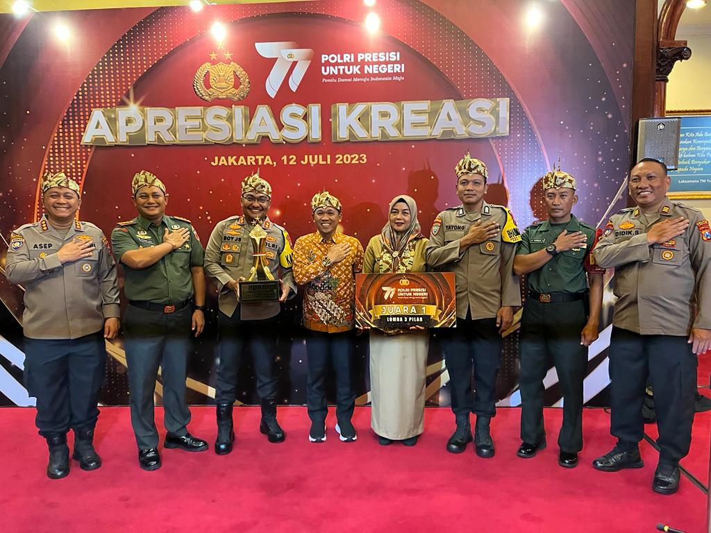 Polres Lumajang Raih Juara 1 Lomba Tiga Pilar Tingkat Nasional