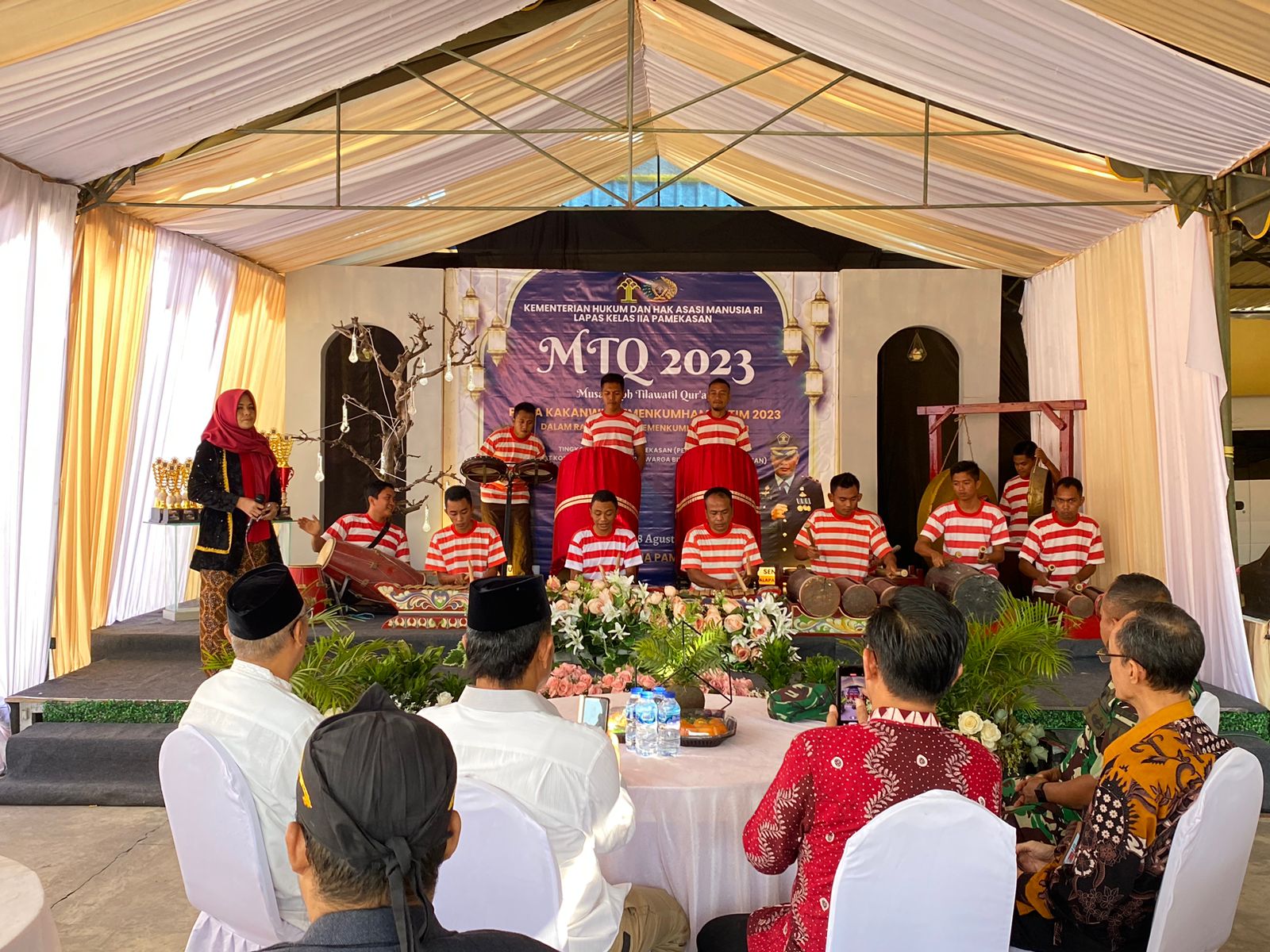 Pembukaan Lomba MTQ Lapas Pamekasan Peringati Hari Kemenkumham RI, Perebutkan Piala Kakanwil Kemenkumham Jatim
