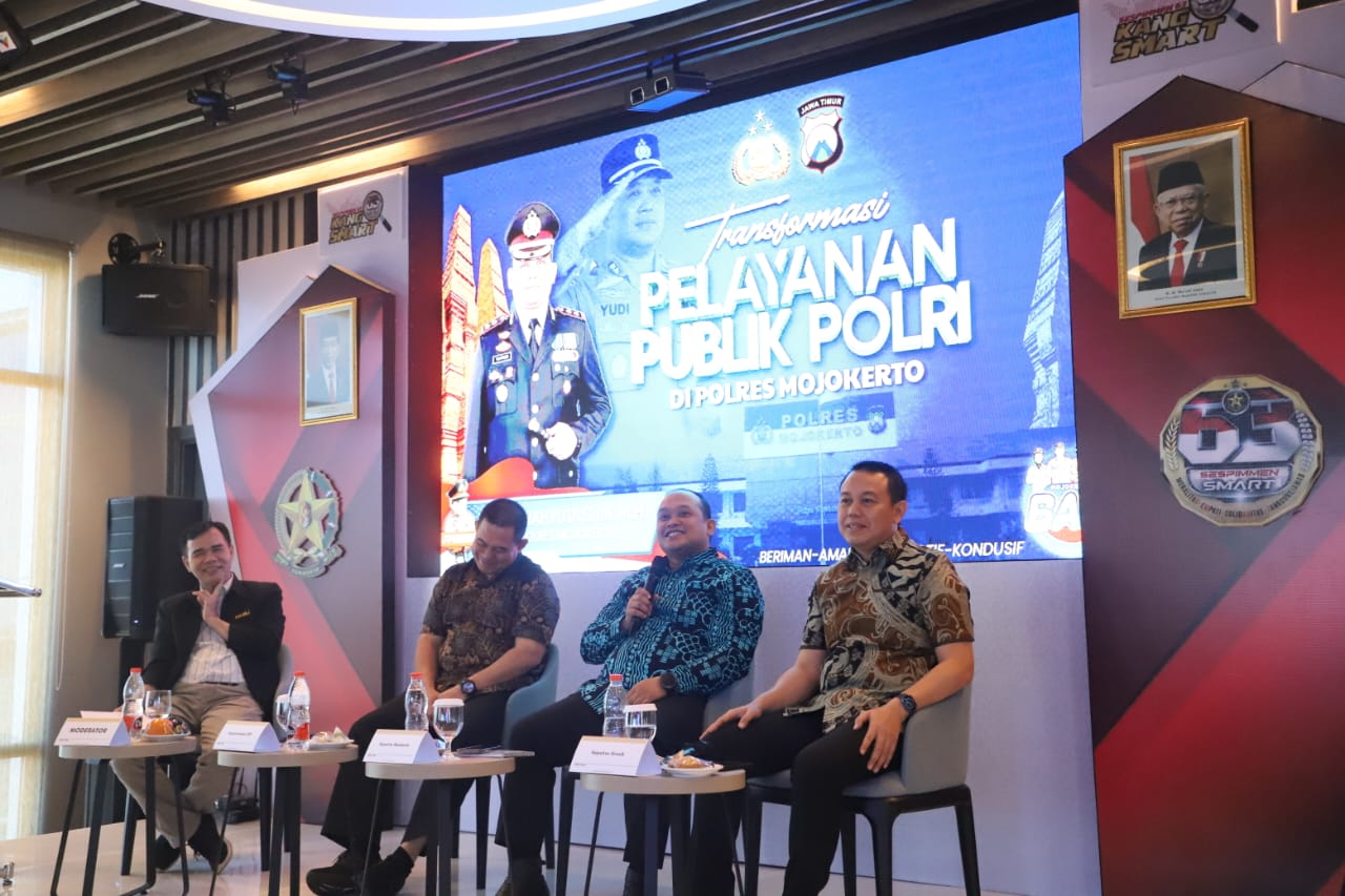 Forum Group Discussion Kapolres Mojokerto Paparkan Transformasi Pelayanan Publik