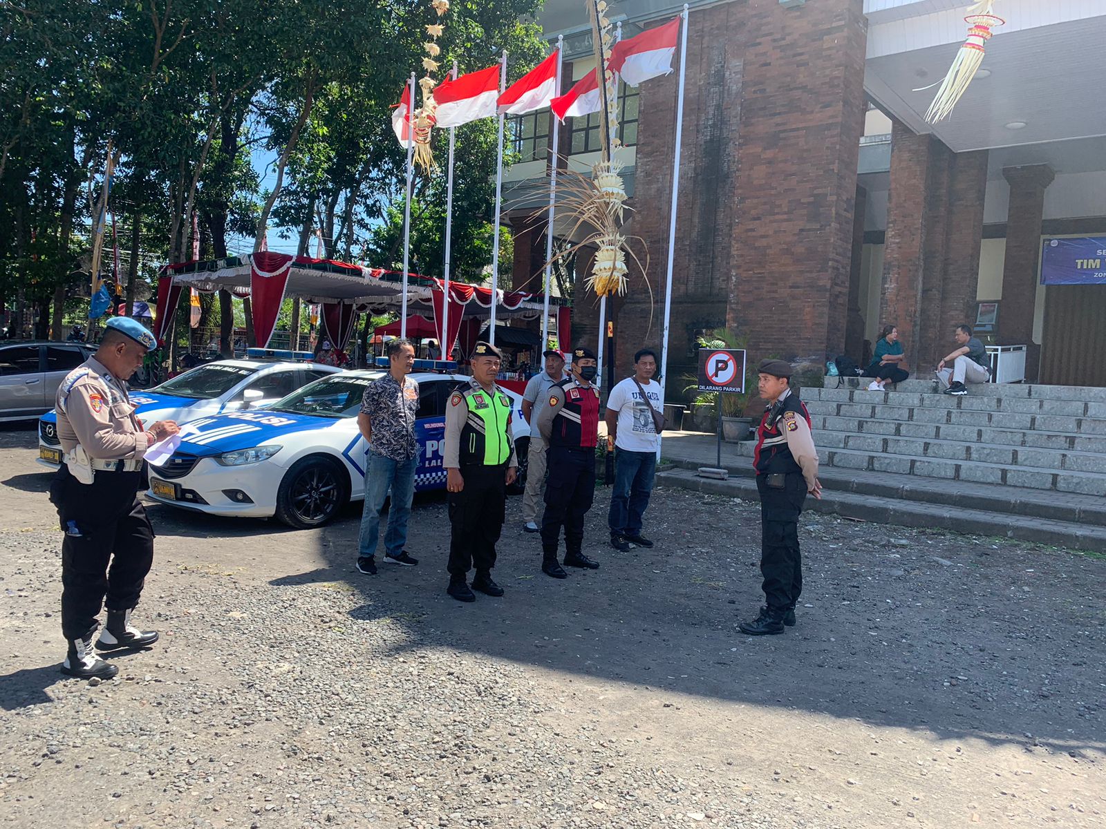 Kapolri Cup Tahun 2023 Zona VIII Polres Tabanan Laksanakan Pengamanan Dan Himbau Kamtibmas