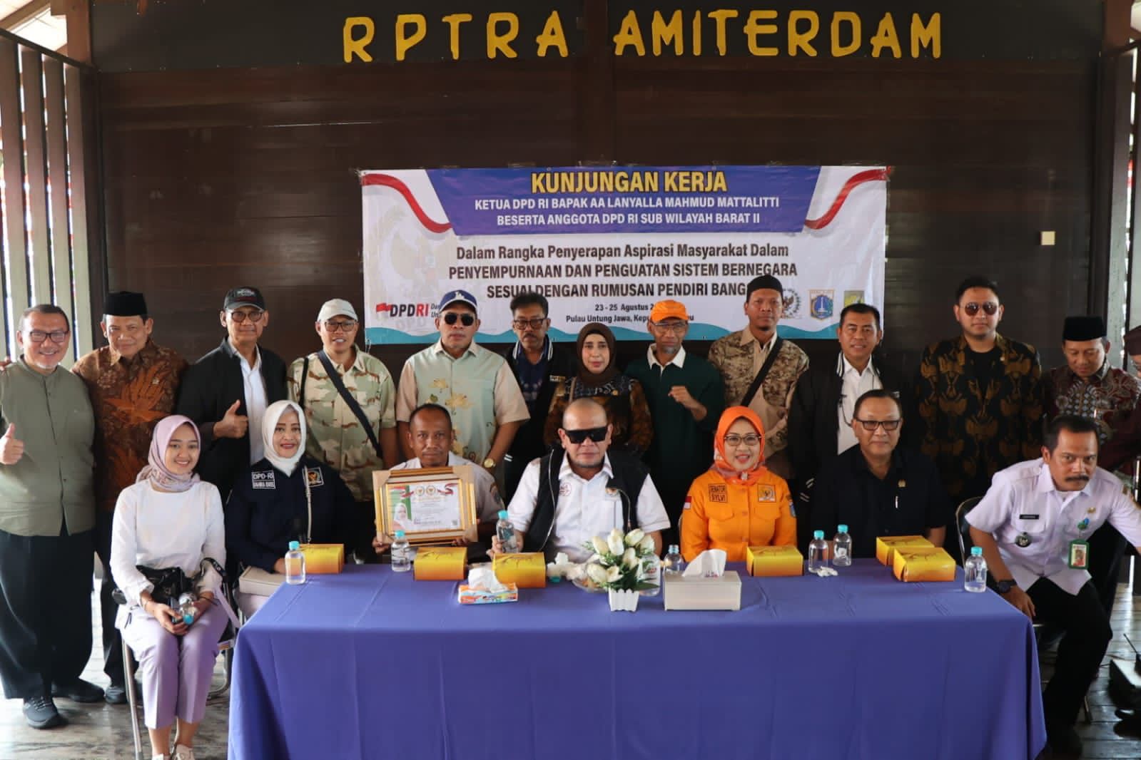 Kunjungi Pulau Untung Jawa, Ketua DPD RI Jelaskan Sistem Bernegara Sesuai Rumusan Pendiri Bangsa