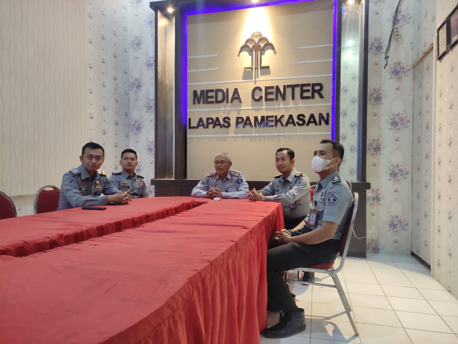 Bangun Citra Positif, Lapas Pamekasan Ikuti Pembukaan Manajemen Komunikasi Krisis Pemasyarakatan