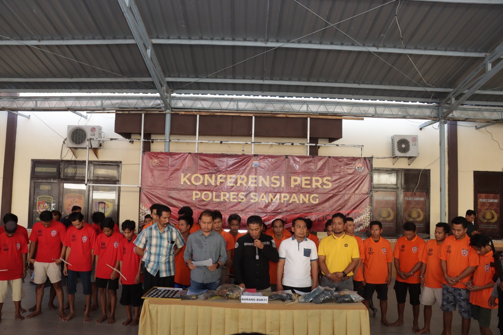 Polres Sampang Berhasil Amankan 21 Tersangka Penyalahgunaan Narkoba