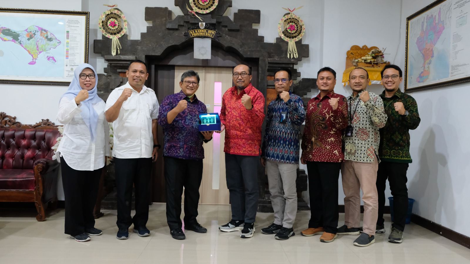 Upaya Mitigasi Percepatan Pengamanan Aset Negara, PLN UIP JBTB Sambangi BPN Kanwil Bali
