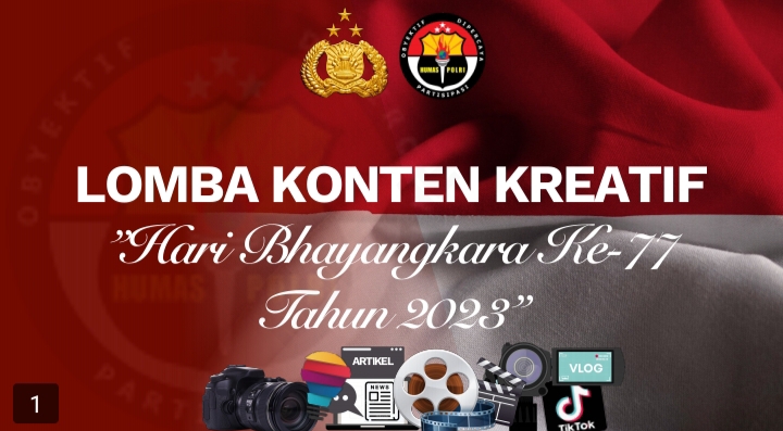 Halo Sobat Polri !!! Ayo Ikuti Lomba Konten Kreatif "Bitter-Sweet Perjalanan Polri