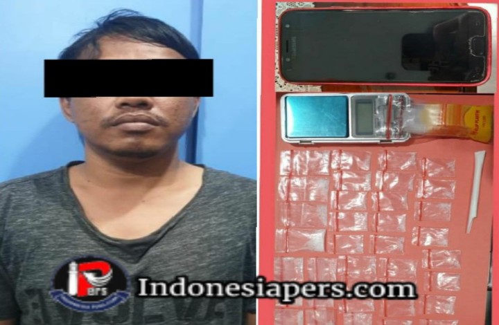 Driver Ojol Nyambi Erdarkan Sabu Ditangkap Polisi