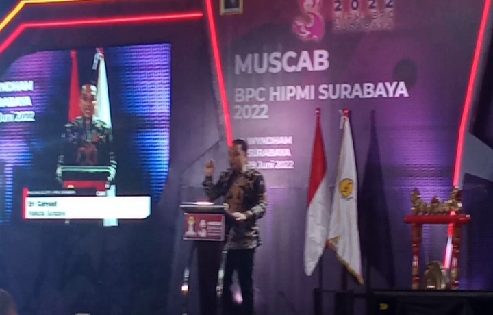 Cak Eri Cahyadi Hadiri Muscab BPC HIPMI Surabaya 