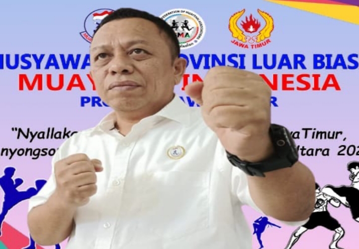 Muaythai Jatim Bakal Dipimpin Calon Tunggal Baso Juherman