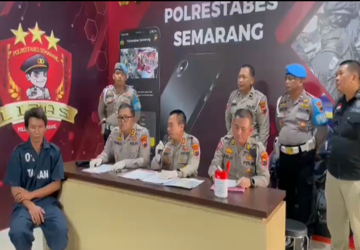Tim Resmob Polrestabes Semarang Tangkap Pelaku Pembunuh Driver Taxi Online